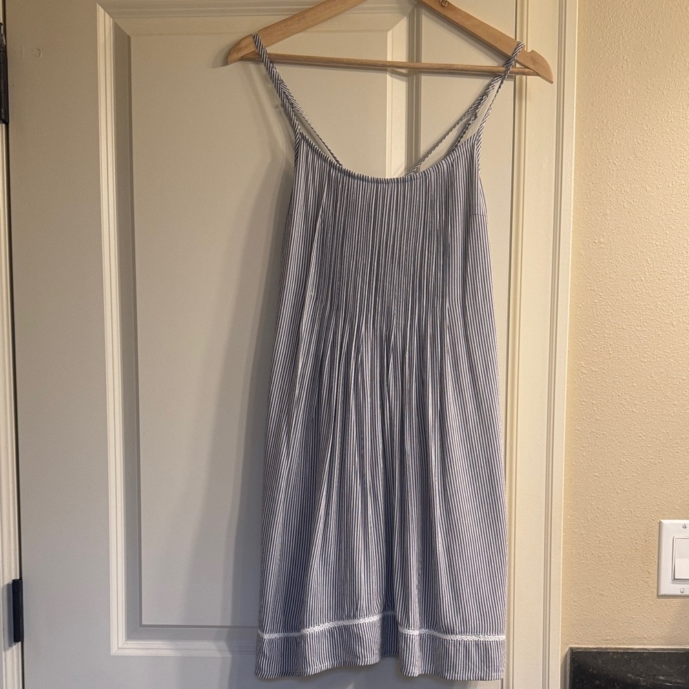 Striped Sleeveless mini Dress